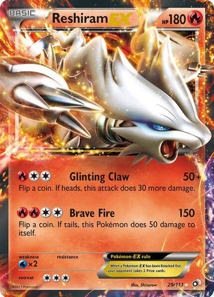 Reshiram EX - Legendary Treasures - Holofoil - Lightly Played (LP)