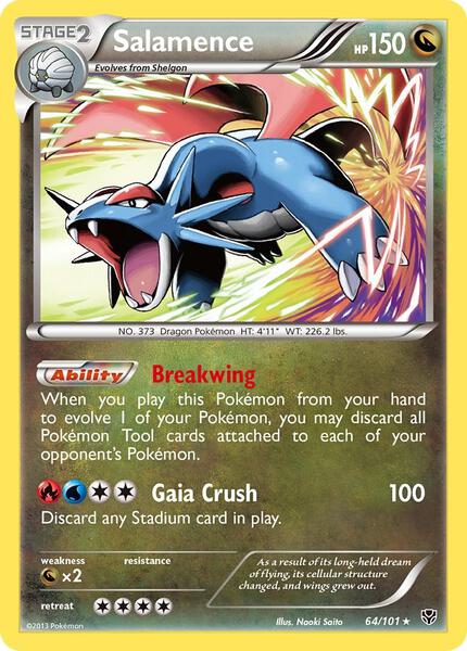 Salamence - Plasma Blast - Holofoil - Lightly Played (LP)