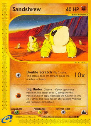 Sandshrew - Skyridge - Near Mint (NM)