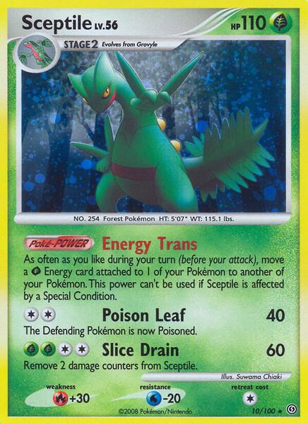 Sceptile - Stormfront - Holofoil - Moderately Played (MP)