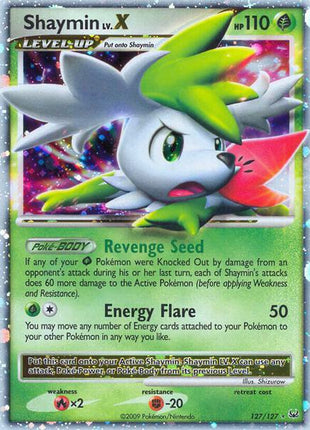 Shaymin Lv.X (Sky Forme) - Platinum - Holofoil - Lightly Played (LP)