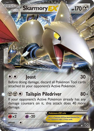 Skarmory EX - XY Base Set - Holofoil - Lightly Played (LP)
