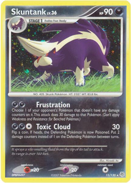 Skuntank - Diamond and Pearl - Reverse Holofoil - Near Mint (NM)