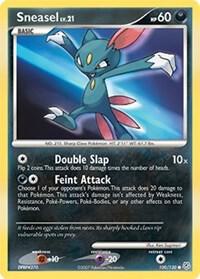 Sneasel - Diamond and Pearl - Reverse Holofoil - Lightly Played (LP)