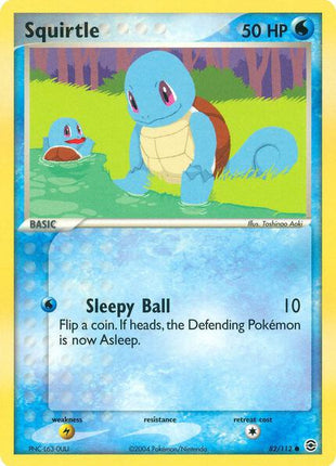 Squirtle - 082/112 - EX FireRed and LeafGreen - Near Mint (NM)