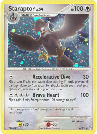 Staraptor - Diamond and Pearl - Holofoil - Moderately Played (MP)