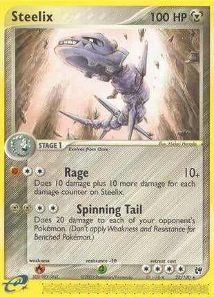 Steelix - EX Sandstorm - Heavily Played (HP)