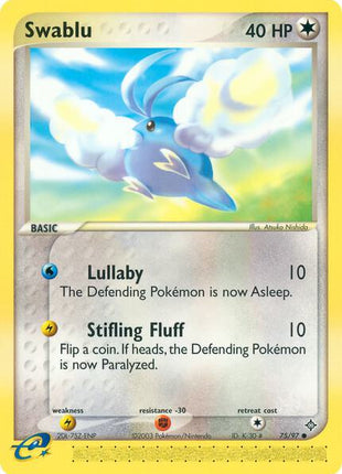 Swablu - EX Dragon - Reverse Holofoil - Lightly Played (LP)