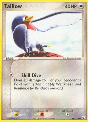 Taillow - EX Delta Species - Reverse Holofoil - Near Mint (NM)