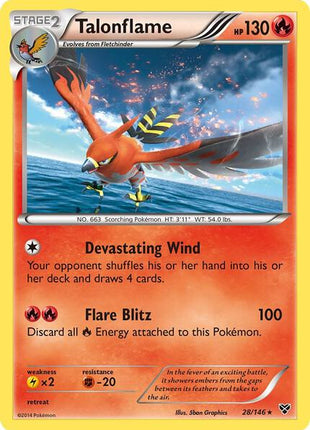 Talonflame - XY Base Set - Holofoil - Near Mint (NM)