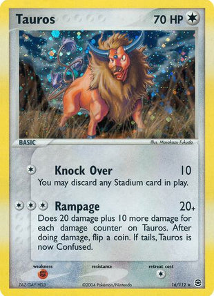 Tauros - FireRed and LeafGreen - Holofoil - Near Mint (NM)