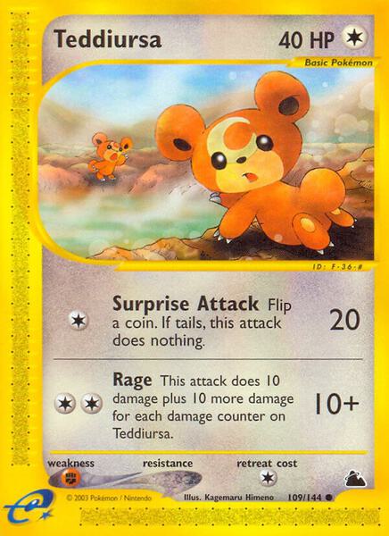 Teddiursa - Skyridge - Near Mint (NM)