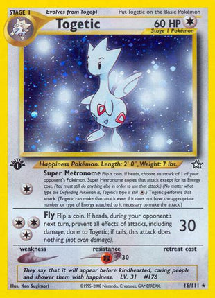 Togetic - Neo Genesis - Unlimited Holofoil - Heavily Played (HP)