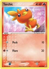 Torchic - EX Holon Phantoms - Reverse Holofoil - Moderately Played (MP)