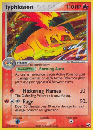 Typhlosion - EX Unseen Forces - Holofoil - Lightly Played (LP)