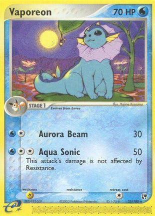 Vaporeon - EX Sandstorm - Near Mint (NM)