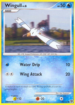 Wingull - Great Encounters - Reverse Holofoil - Moderately Played (MP)