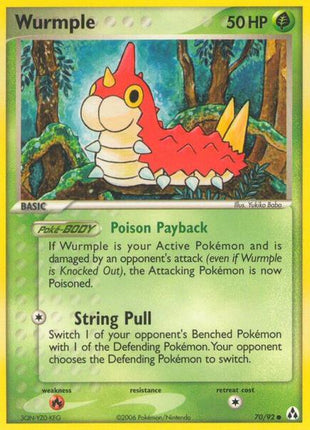 Wurmple - Legend Maker - Reverse Holofoil - Moderately Played (MP)