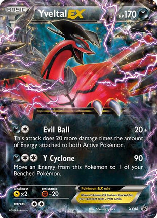 Yveltal EX - XY08 - XY Promos - Holofoil - Moderately Played (MP)