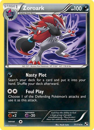 Zoroark - Black and White - Holofoil - Near Mint (NM)