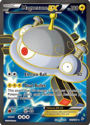Magnezone EX (101 Full Art) - XY Flashfire - Holofoil - Heavily Played (HP)