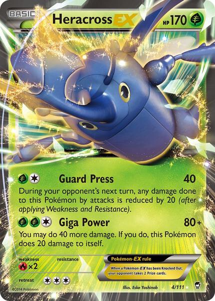 Heracross EX - XY Furious Fists - Holofoil - Near Mint (NM)
