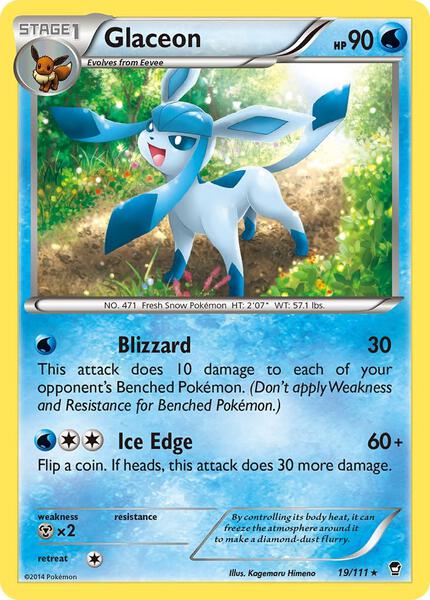 Glaceon - XY Furious Fists - Near Mint (NM)