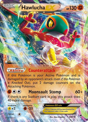 Hawlucha EX - XY Furious Fists - Holofoil - Near Mint (NM)