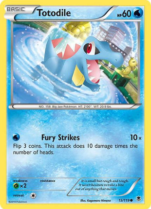 Totodile - XY Phantom Forces - Reverse Holofoil - Near Mint (NM)