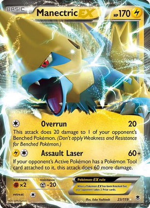 Manectric EX - XY Phantom Forces - Holofoil - Near Mint (NM)