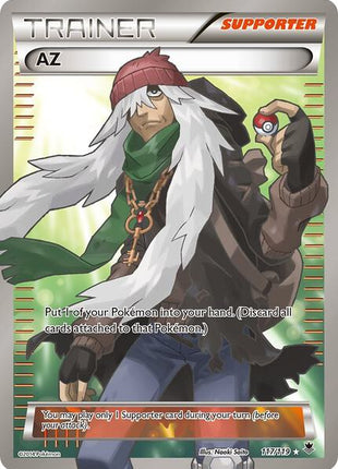 AZ (117 Full Art) - XY Phantom Forces - Holofoil - Moderately Played (MP)