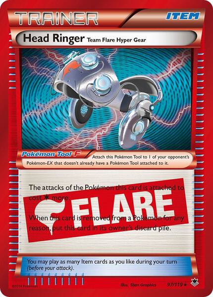Head Ringer - XY Phantom Forces - Holofoil - Near Mint (NM)