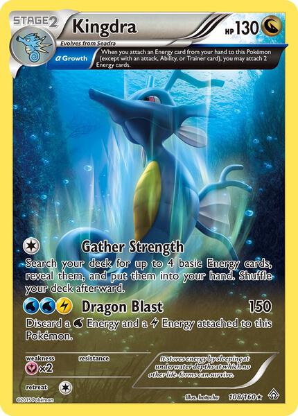 Kingdra (Alpha) - XY Primal Clash - Holofoil - Lightly Played (LP)