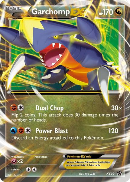 Garchomp EX - XY Promos - Holofoil - Damaged
