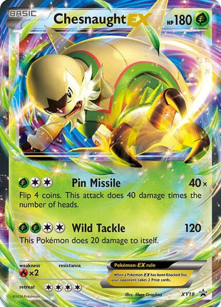 Chesnaught EX - XY18 - XY Promos - Holofoil - Near Mint (NM)