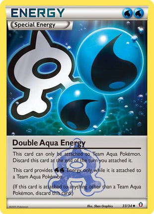 Double Aqua Energy - Double Crisis - Reverse Holofoil - Near Mint (NM)