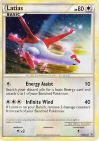 Latias - HGSS10 (Cracked Ice Holo) - HGSS Promos - Holofoil - Moderately Played (MP)