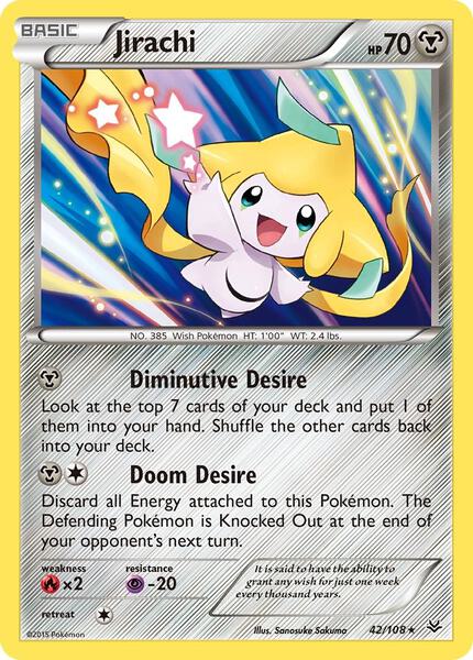 Jirachi - XY Roaring Skies - Holofoil - Near Mint (NM)