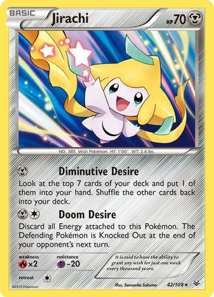 Jirachi - XY Roaring Skies - Holofoil - Lightly Played (LP)
