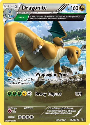 Dragonite (52 Delta) - XY Roaring Skies - Reverse Holofoil - Lightly Played (LP)