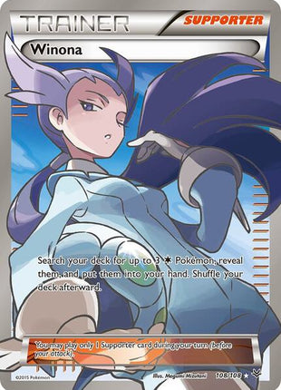 Winona (108 Full Art) - XY Roaring Skies - Holofoil - Near Mint (NM)